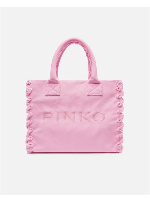 Beach Shopper in canvas riciclato PINKO | 100782A1WQ/N78Q